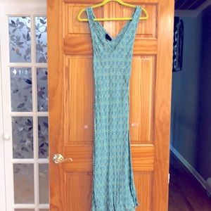 Sun dress A-line ,Soft Green.,an easy vacation dress ,,,,,,